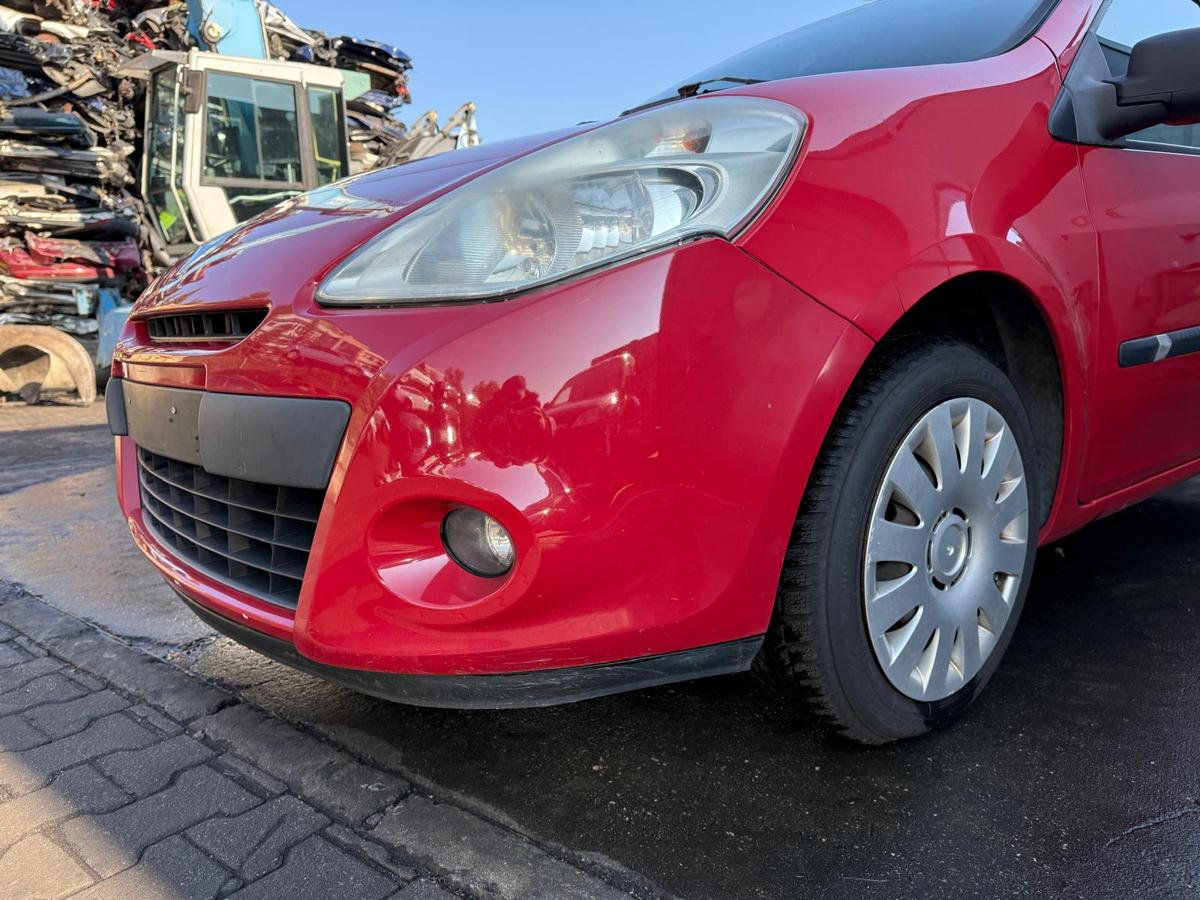 Renault Clio 3 original Stoßstange Stoßfänger vorn OV727 Rot Facelift BJ09
